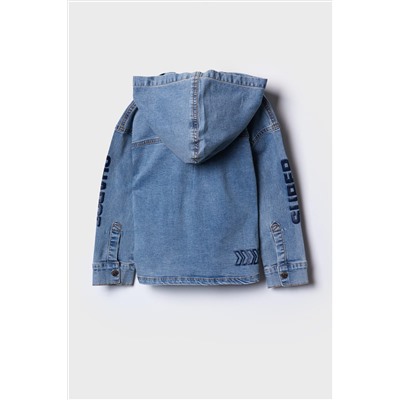 Куртка текстильная джинсовая для мальчиков PLAYTODAY, 1240553