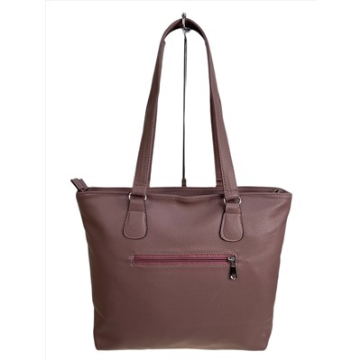 Женская сумка из искусственной кожи, цвет  нежно розовый