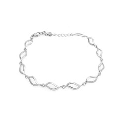 Браслет из серебра без вставки, ТФБ-41