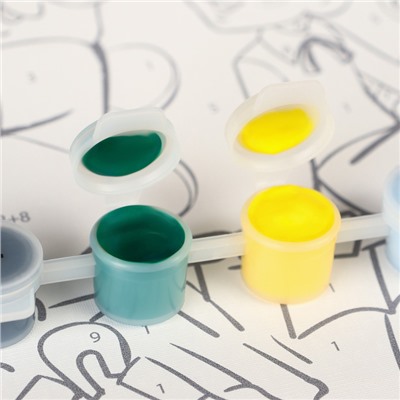 Картина по номерам для детей «Малыш и Карлсон», 20×30 см