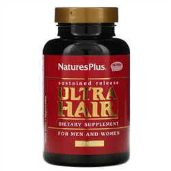 Nature's Plus, Ultra Hair, для мужчин и женщин, 90 таблеток
