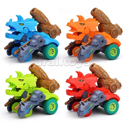 Машина "Трицератопс" в ассортименте, в коробке