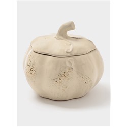 Горшок для запекания Борисовская керамика «Тыква», 750 мл, бежевый