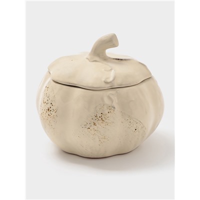 Горшок для запекания Борисовская керамика «Тыква», 750 мл, бежевый