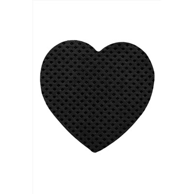 Kristaller Салфетки для маникюра безворсовые с перфорацией в контейнере, сердечко, черный, 200 шт. KRISTALLER, 1110812