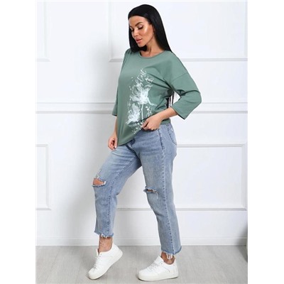 Футболка "Амели" (Хаки)