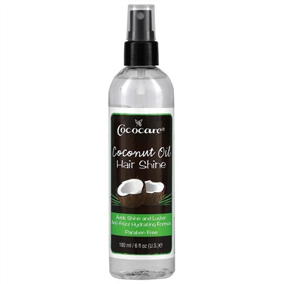 Cococare, Coconut Oil Hair Shine, 6 fl oz (180 ml)