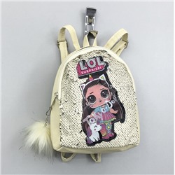 Рюкзак с аппликацией LOL + пайетки-перевертыши SR100