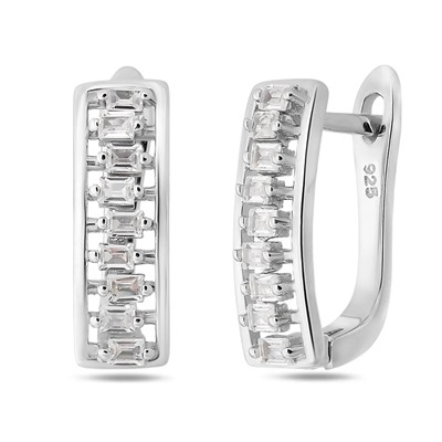 Серьги, куб.циркон., BY-5225