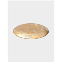 Тарелка подстановочная Magistro Gold Dust, d=33 см, стекло, золотистая