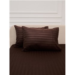 Комплект наволочек Микрофибра Страйп - Шоколад