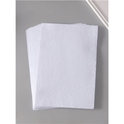 Фетр мягкий «Белый», 1 мм, (набор 10 листов), формат А4