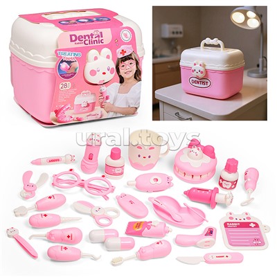 Набор доктора "Маленький стоматолог" в чемодане