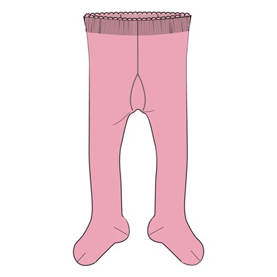 Колготки трикотажные для девочек