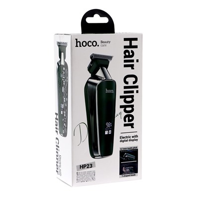 Машинка для стрижки волос Hoco HP23, зеленая