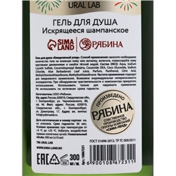 Подарочный набор Happy New Year: гель для душа и мист для тела, белый, URAL LAB