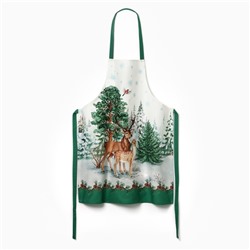 Набор подарочный «Этель. Новогодний лес», фартук, прихватка