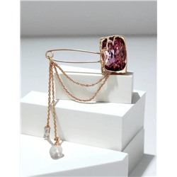 Брошь с кристаллами Swarovski