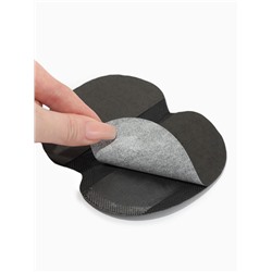 Защитные вкладыши для подмышек, 6 пар, на клеевой основе, чёрные