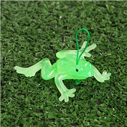 Декоративная подвеска «Лягушка», 6×4.5 см, резина, светящиеся, набор 10 шт.