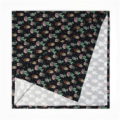 Скатерть «Этель» Succulents, 146×180 см, 100% хлопок, саржа 190 г/м²