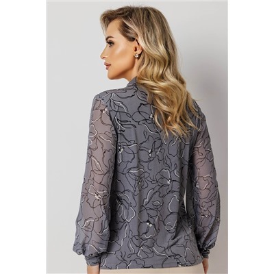 Блузка женская  7096/02/Темно-серый