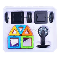 Конструктор магнитный "Цветные магниты" 25 дет., в коробке