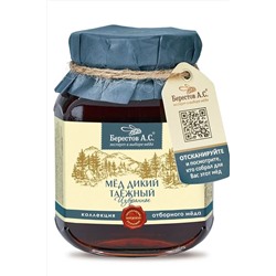 Мёд "Берестов А.С." Дикий Таежный ст. банка 500г ЭКОПРОДУКТЫ, 1187671
