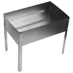 Мангал - коптильня maclay "Эконом", без шампуров, 40×25×40 см, металлический, разборный