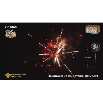 Фейерверк ОС7860 Зажигаем не по-детски! (1" х 80)
