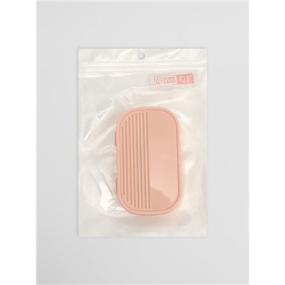 Набор маникюрный, 8 предметов, в пластиковом футляре, розовый