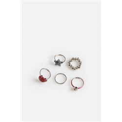 Кольца, 5 шт. ACOOLA, 1076239