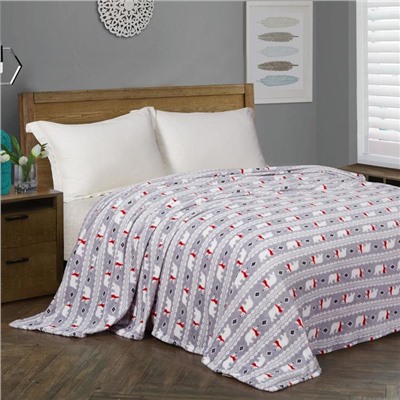 Плед 100х150см, корал-флис