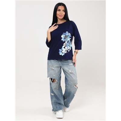 Мимулус - футболка чернильный