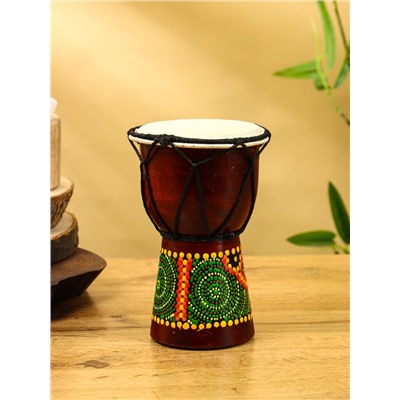 Сувенирный музыкальный инструмент «Барабан Джембе», 9×9×15 см, махагон, МИКС