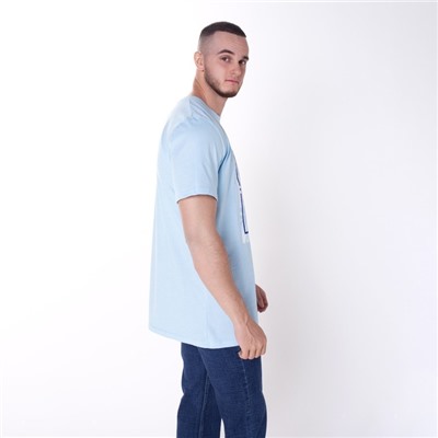 Футболка мужская PARADISE, цвет голубой, размер 50