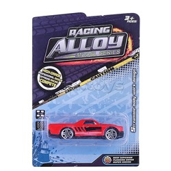 Машина в ассортименте, металлическая, на листе