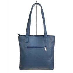 Женская сумка из искусственной кожи, цвет синий