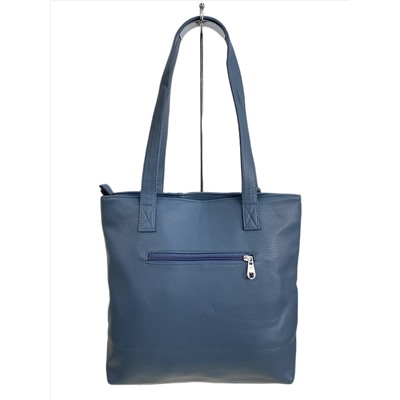 Женская сумка из искусственной кожи, цвет синий