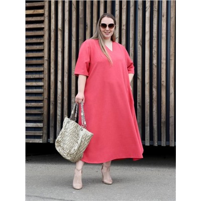 Платье "Грация" брусника