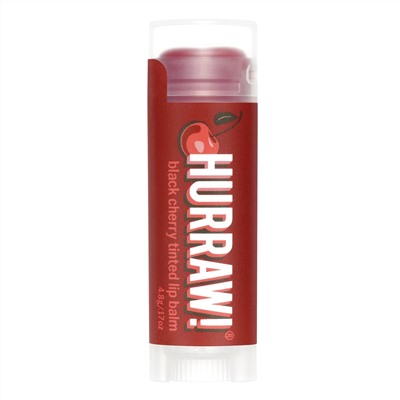 Hurraw! Balm, оттеночный бальзам для губ, черная вишня, 4,8 г (0,17 унции)