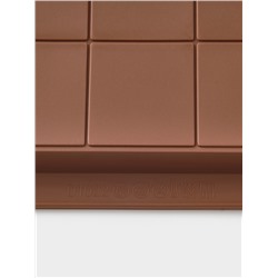 Форма для дубайского шоколада Доляна «Классика», 25.5×13.5×2.5 см, силикон, коричневая