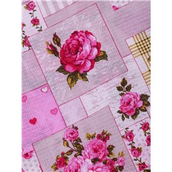 Текстильное изделие РОЗЫ (48х58) розовый