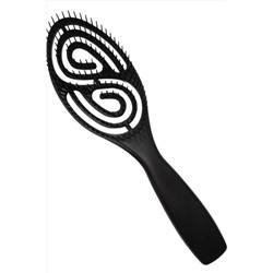 Rama Rose Расчёска для волос продувная фигурная K2021L, пластик, в ассортименте KRISTALLER, 1111659