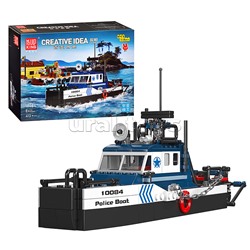 Конструктор "Полицейский борт" (413 дет.) в коробке