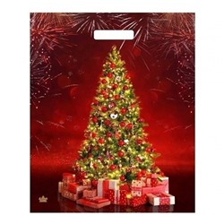 Пакет 38*45 Елочное Сияние Лам.7041