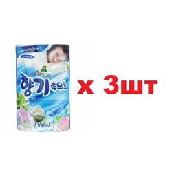 Sandokkaebi Soft aroma aqua blue Кондиционер для белья 1300мл Свежесть океана запасной блок 3шт