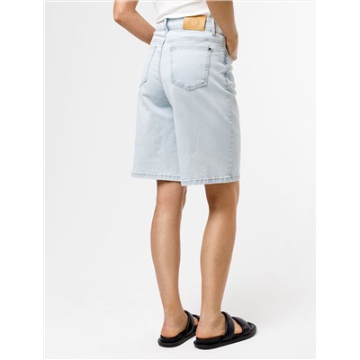 Шорты-бермуды из эластичного денима