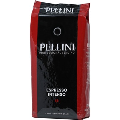 Pellini. Intenso (зерновой) 1 кг. мягкая упаковка
