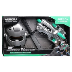 Набор оружия "Воин Галактики" (свет, звук) на батарейках, в коробке